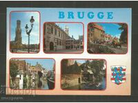 traveled Belgique Post card - A 3470