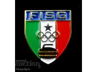 Олимпийска значка-Италиански Олимпийски отбор-Кърлинг
