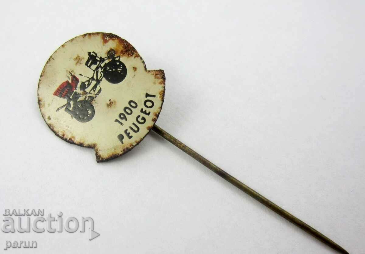 Retro cars-Peugeot 1900-Old badge with price 6.99 BGN | € 3.57 Retro cars-Peugeot 1900-Old badge with price 6.99 BGN | € 3.57