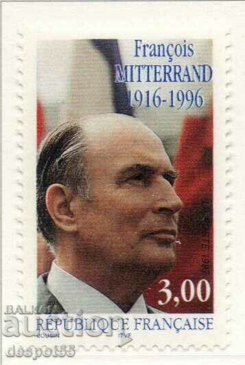 1997. France. In memory of President François Mitterrand.