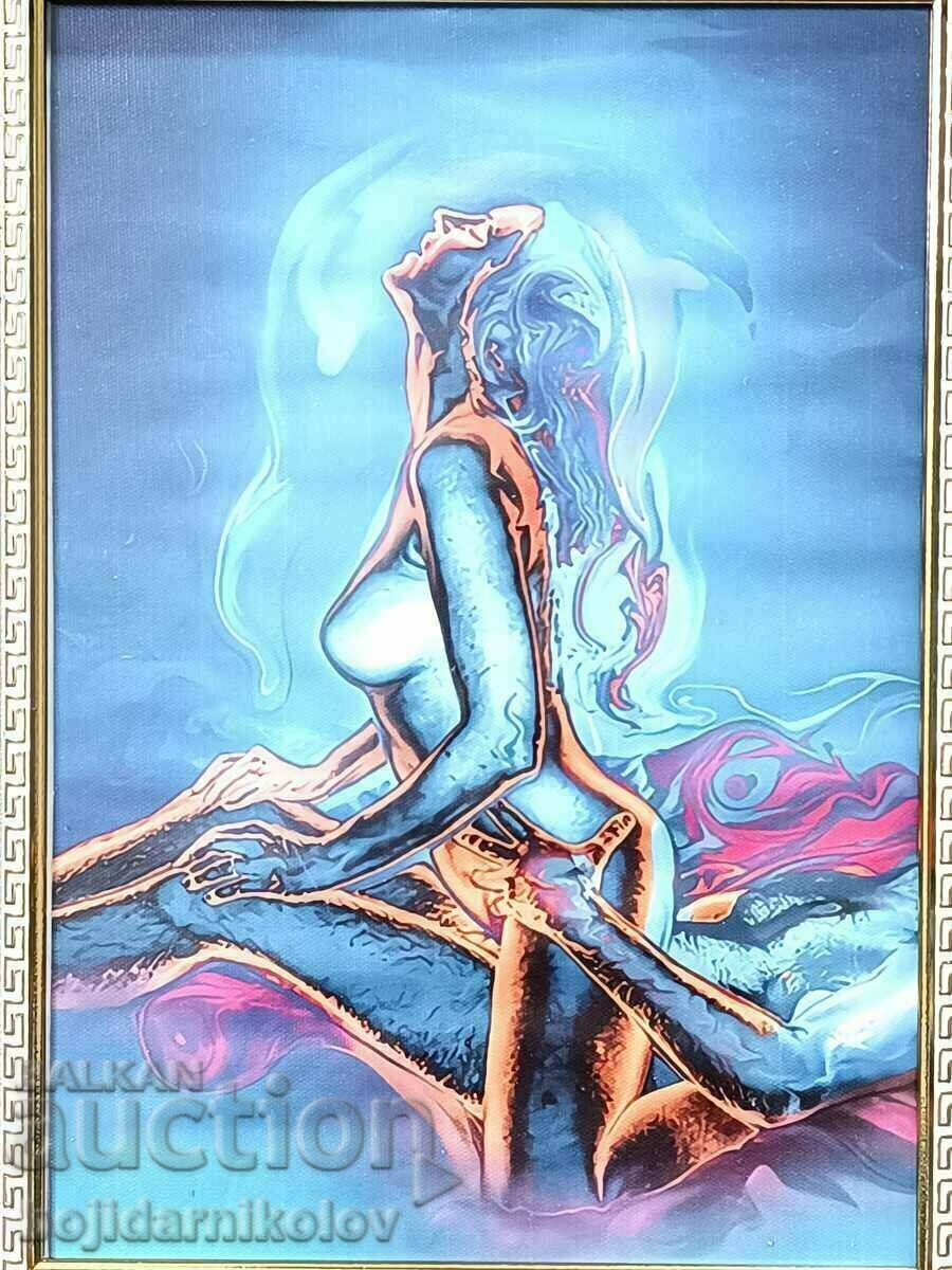 Auction painting/poster number 1/canvas/frame/glass Auction painting/poster number 1/canvas/frame/glass