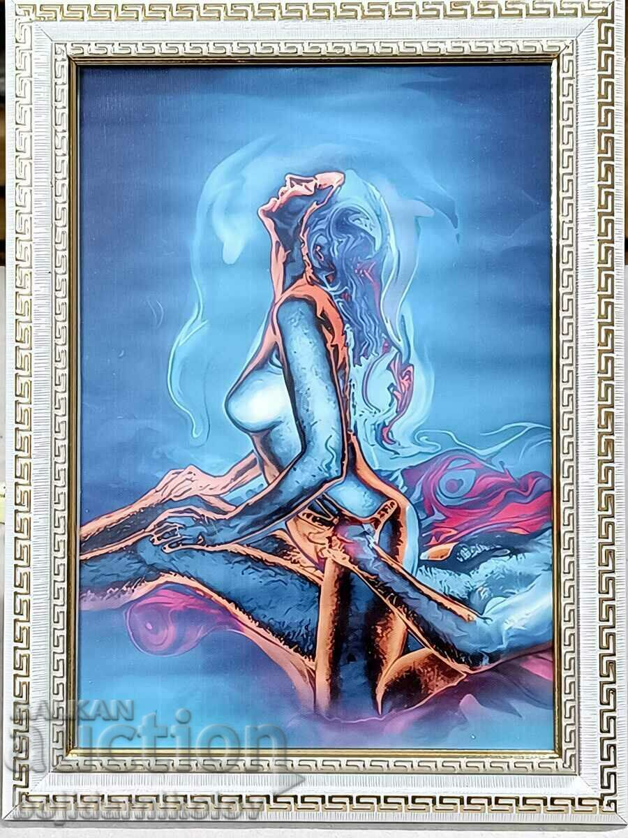 Erotic picture/poster number 1/canvas/frame/glass