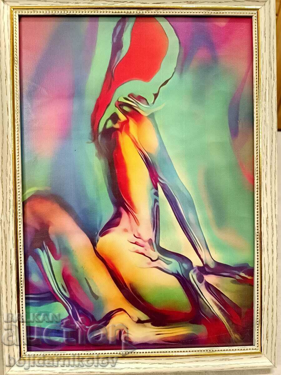 Еротична картина/постер номер 2/платно/рамка/стъкло