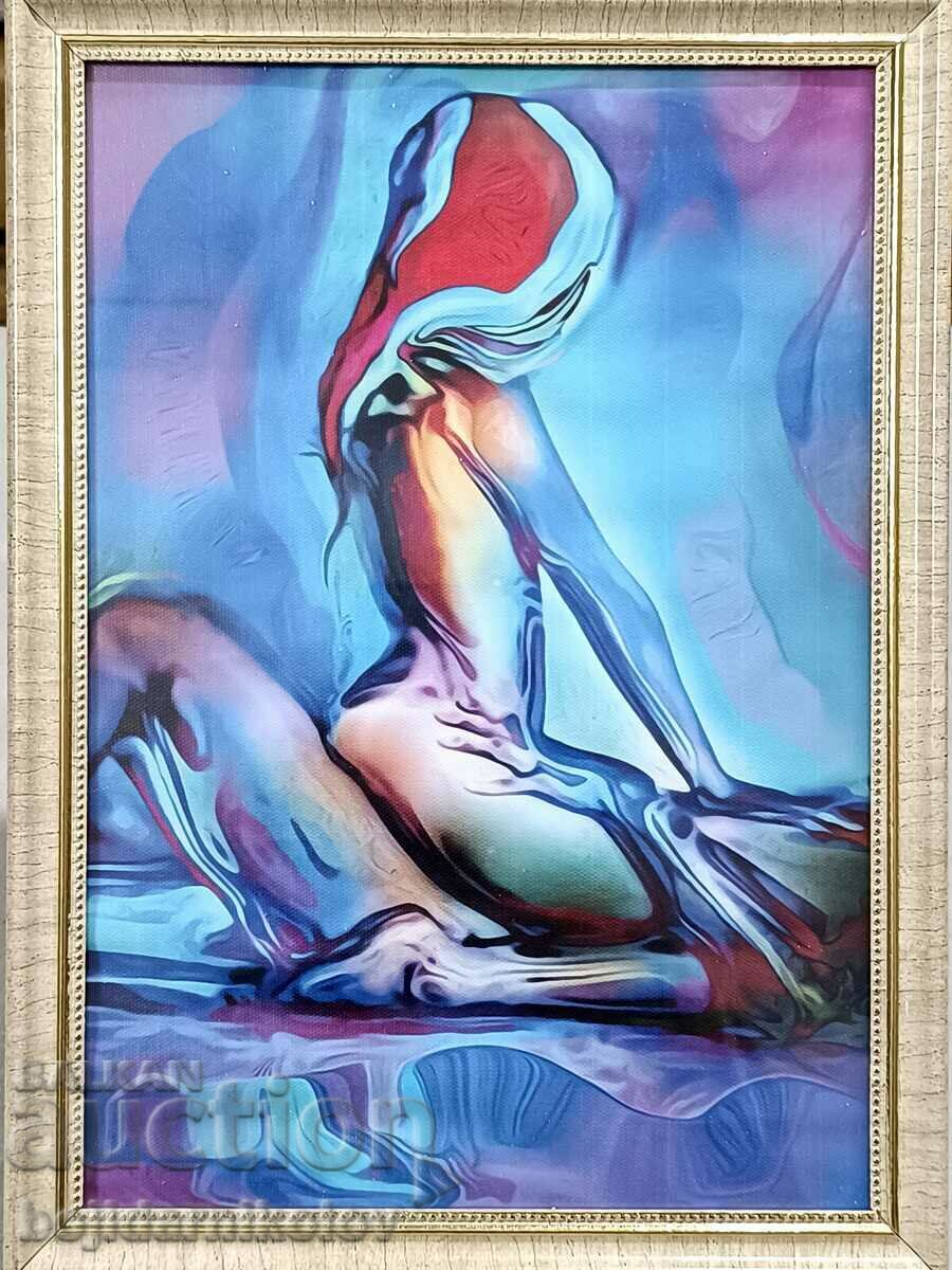 Erotic picture/poster number 4/canvas/frame/glass