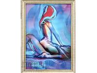 Erotic picture/poster number 4/canvas/frame/glass