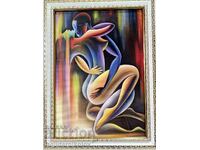 Erotic picture/poster number 5/canvas/frame/glass