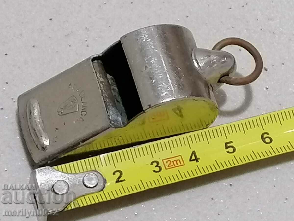 Old metal sports referee whistle - 5 Old metal sports referee whistle - 5
