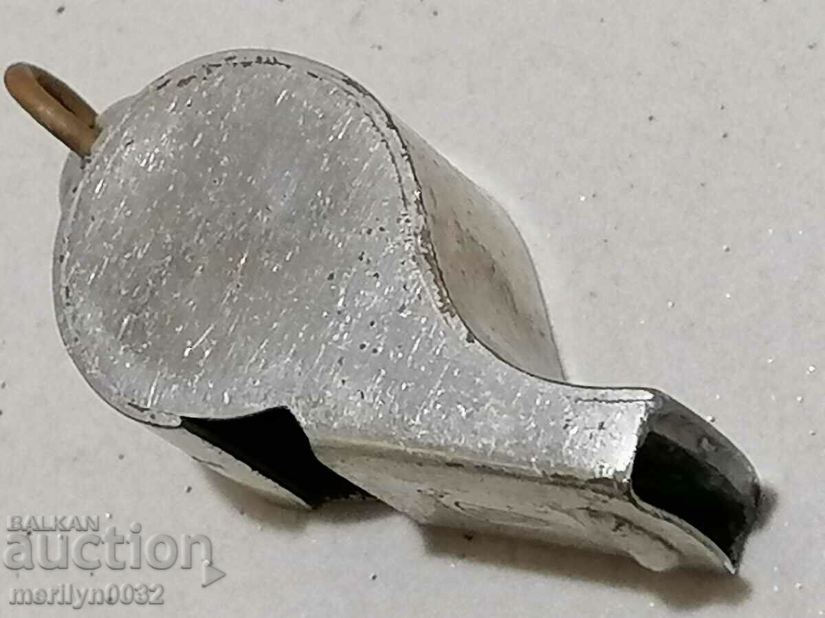 Old metal sports referee whistle - 6 Old metal sports referee whistle - 6