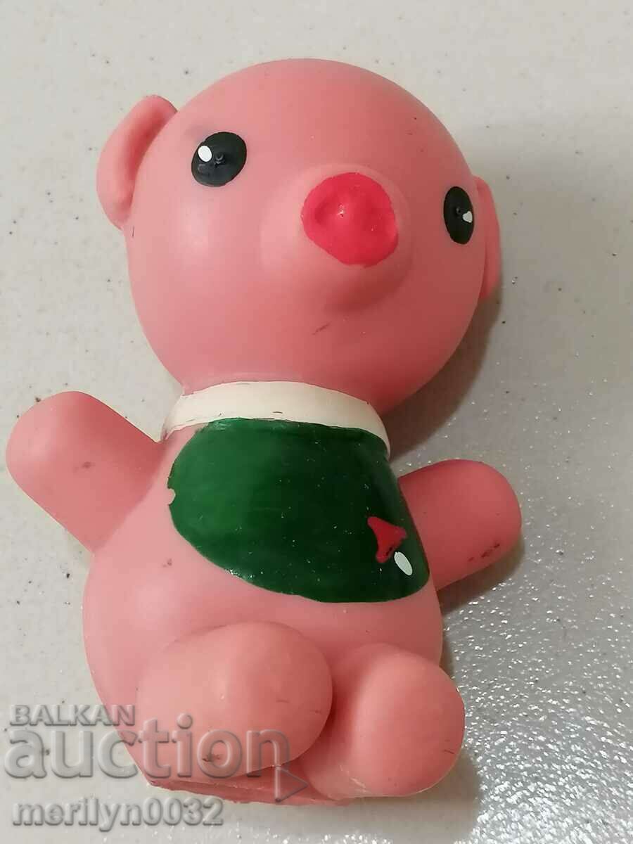 Children's rubber toy, rubber pig pacifier - NRB with price 16.00 BGN | € 8.18