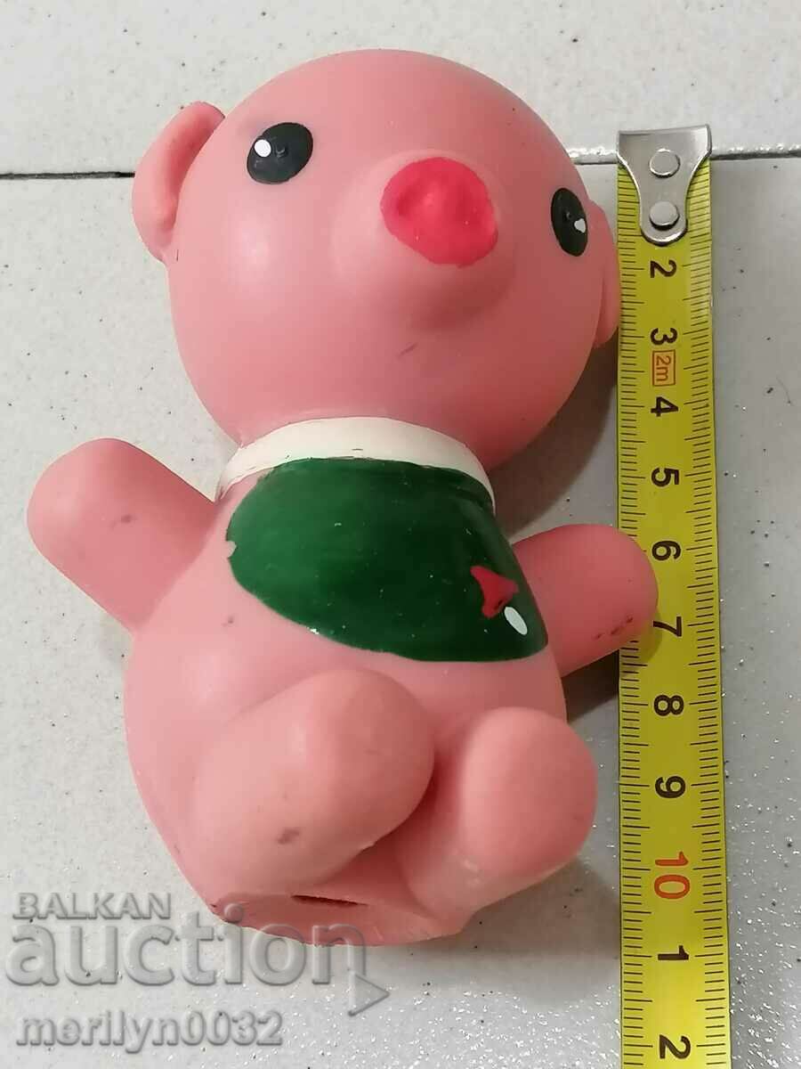 Delivery of Children's rubber toy, rubber pig pacifier - NRB