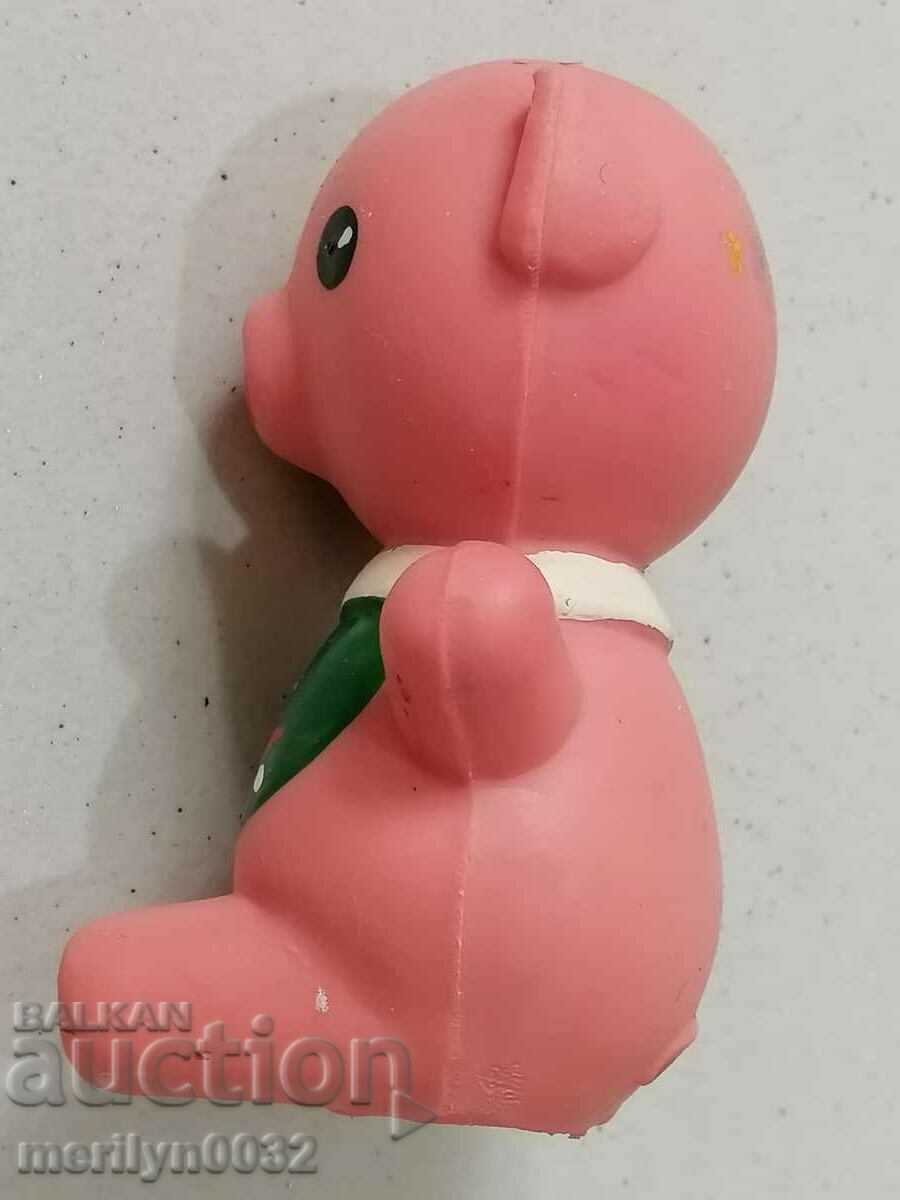 Children's rubber toy, rubber pig pacifier - NRB - 6