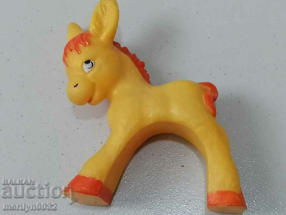 Auction Children's rubber toy, rubber donkey pacifier - NRB Auction Children's rubber toy, rubber donkey pacifier - NRB