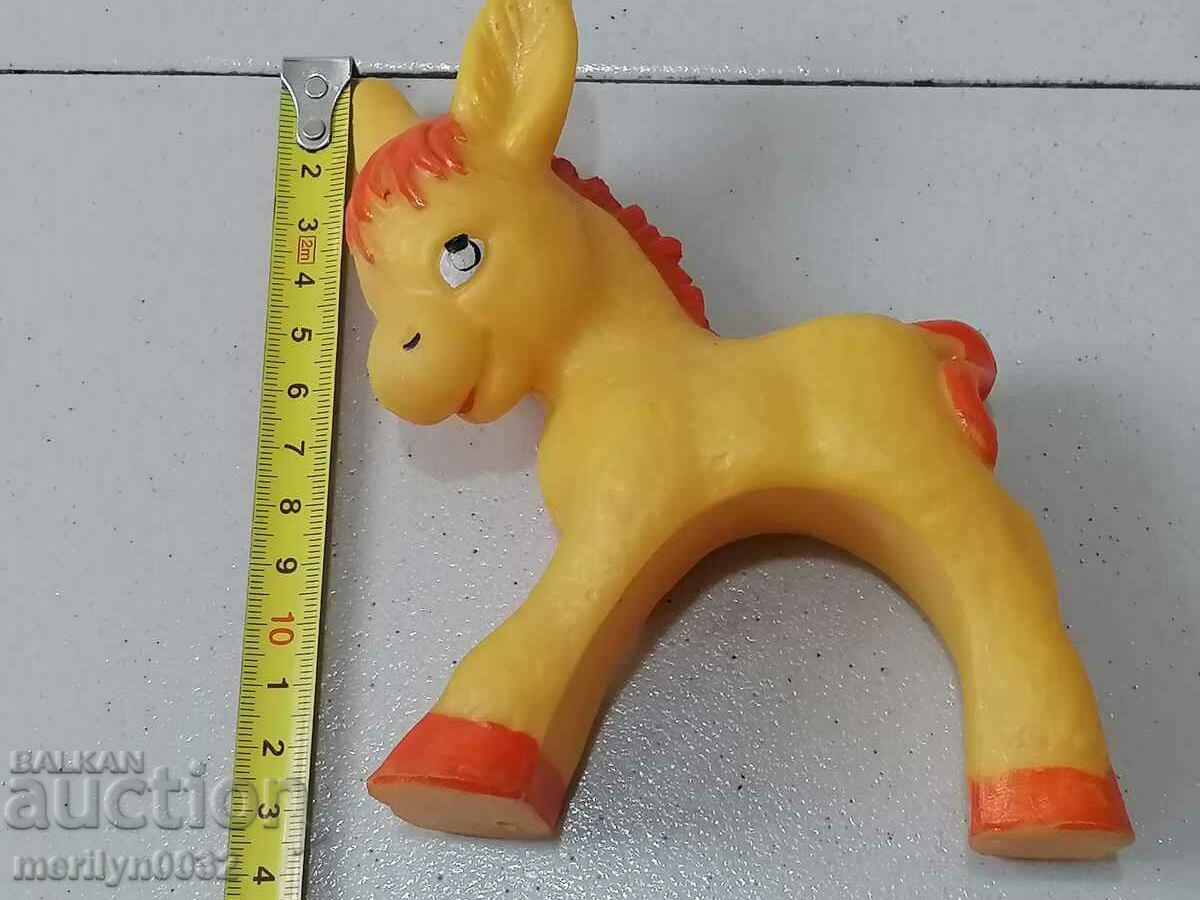 Children's rubber toy, rubber donkey pacifier - NRB - 6 Children's rubber toy, rubber donkey pacifier - NRB - 6