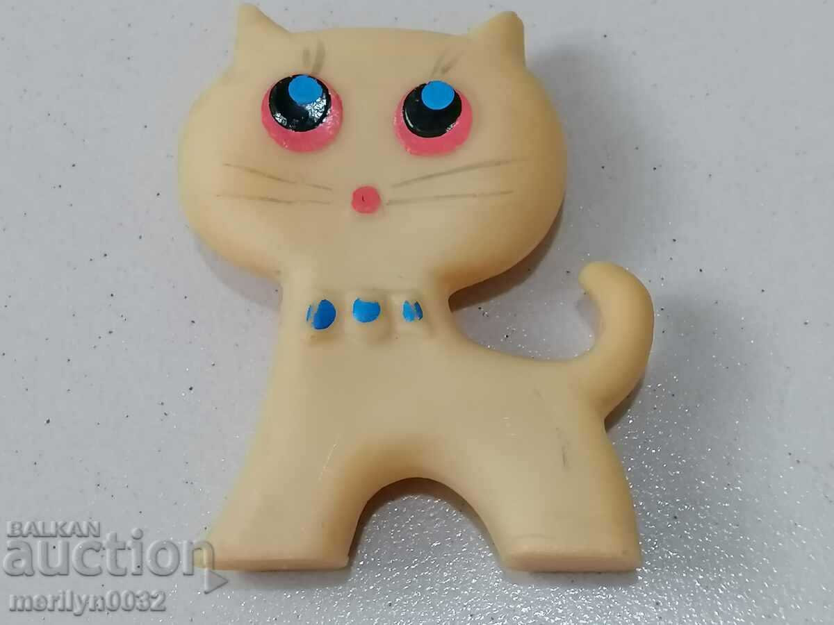 Children's rubber toy, rubber kitten pacifier - NRB with price 16.00 BGN | € 8.18 Children's rubber toy, rubber kitten pacifier - NRB with price 16.00 BGN | € 8.18