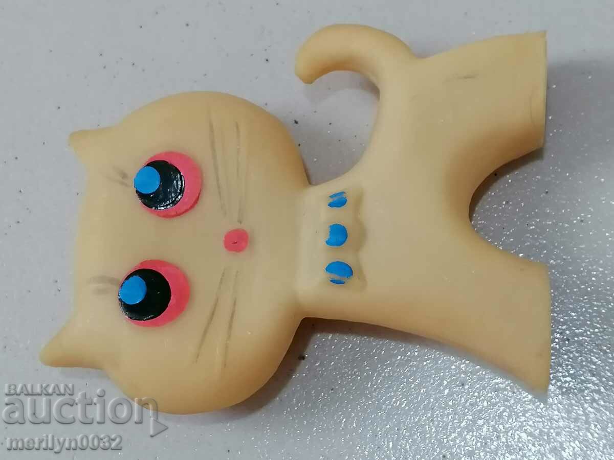 Children's rubber toy, rubber kitten pacifier - NRB - 6 Children's rubber toy, rubber kitten pacifier - NRB - 6