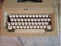 Preserved Olivetti typewriter