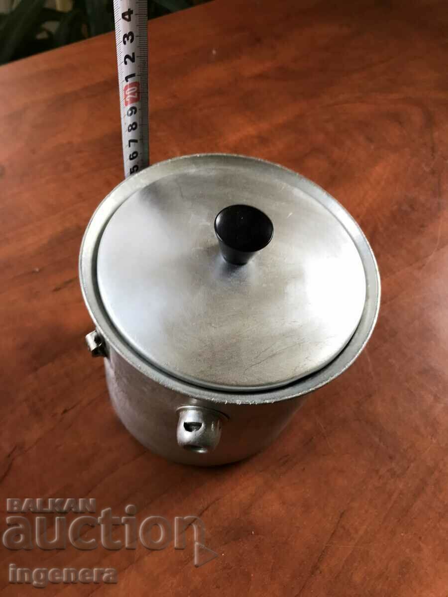 VESSEL FOR BOILING MILK ON A WATER BATH ALUMINUM with price 6.00 BGN | € 3.07 VESSEL FOR BOILING MILK ON A WATER BATH ALUMINUM with price 6.00 BGN | € 3.07