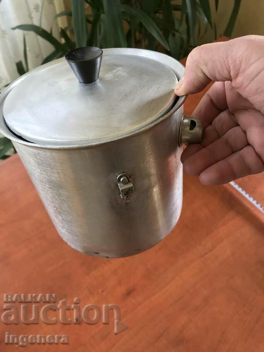 VESSEL FOR BOILING MILK ON A WATER BATH ALUMINUM - 5 VESSEL FOR BOILING MILK ON A WATER BATH ALUMINUM - 5