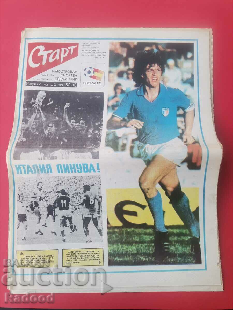 "Start" newspaper. Number 580/1982