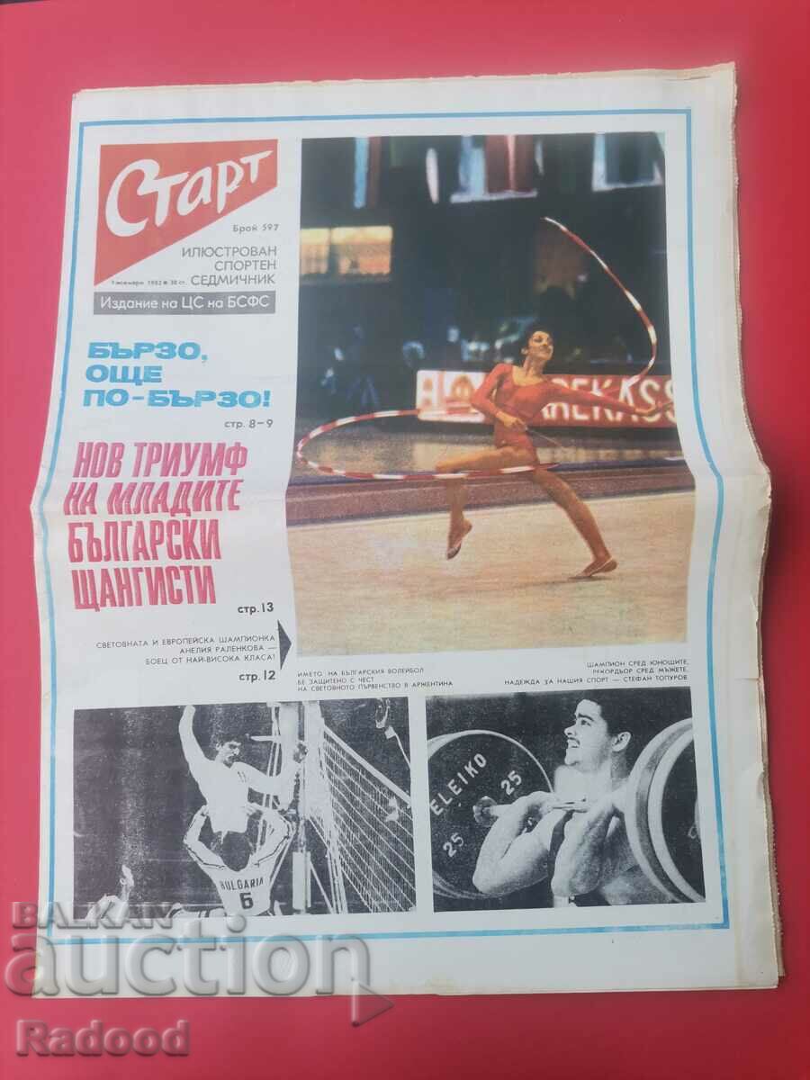 "Start" newspaper. Number 597/1982