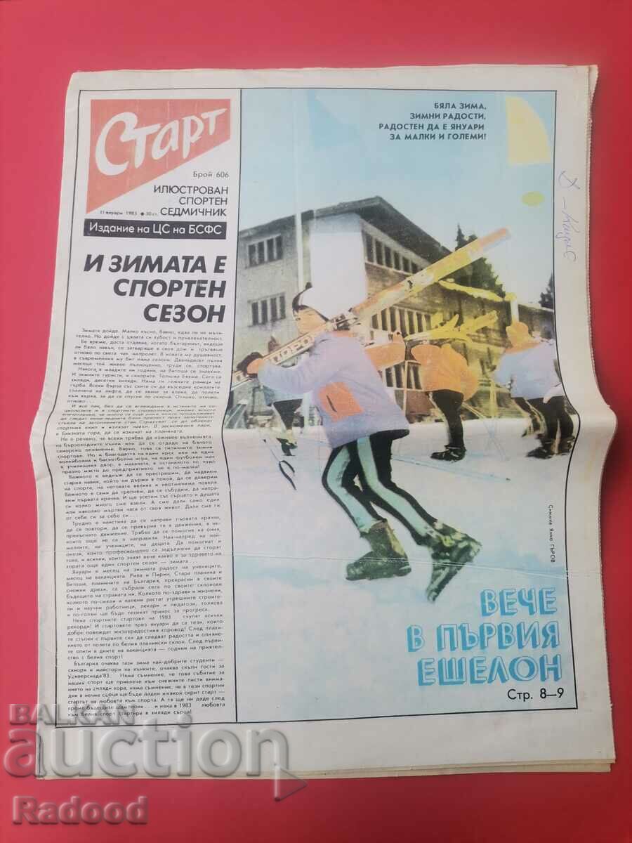 "Start" newspaper. Number 606/1983