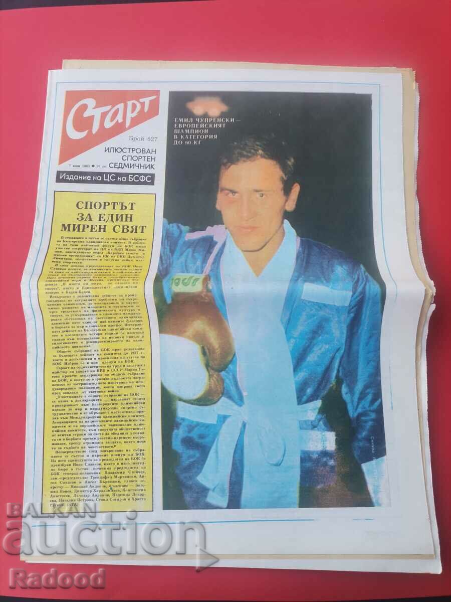 "Start" newspaper. Number 627/1983