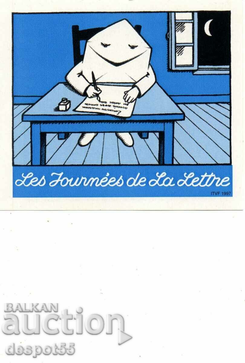 1997. France. The journey of a letter. Carnet. with price 7.50 BGN | € 3.83 1997. France. The journey of a letter. Carnet. with price 7.50 BGN | € 3.83