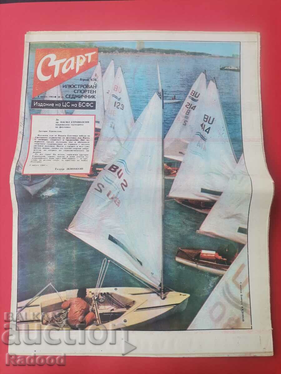 "Start" newspaper. Number 636/1983