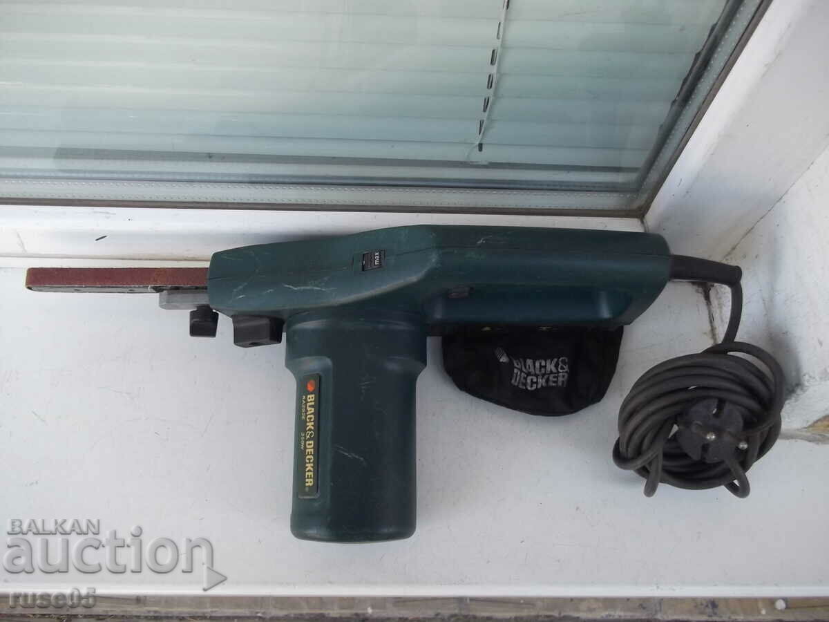 Belt sander "BLACK & DECKER - KA 292 E" working - 7 Belt sander "BLACK & DECKER - KA 292 E" working - 7