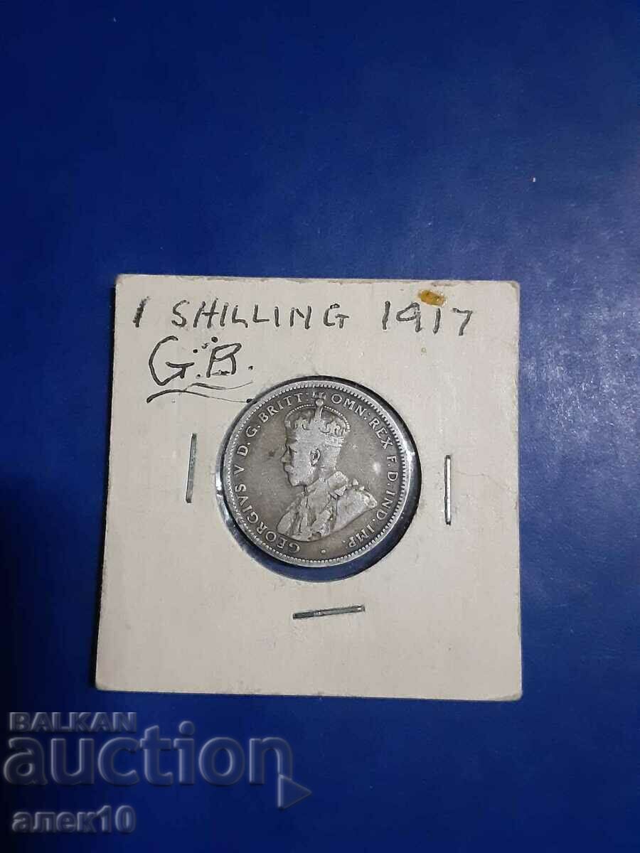 Австралия  1  шилинг  1917