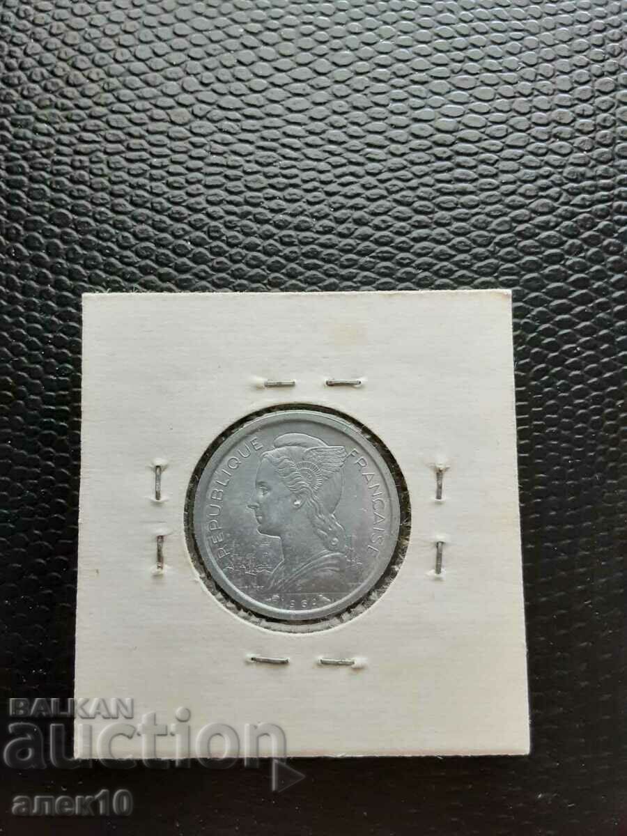 Комори  1  франк   1964