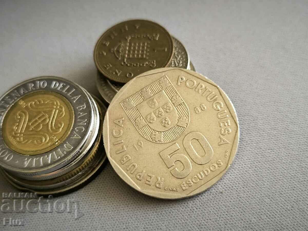 Coin - Portugal - 50 escudos | 1988