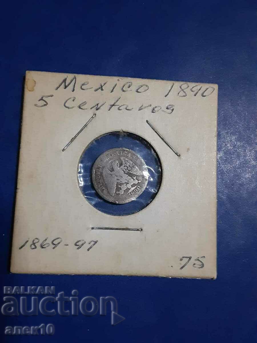 Μεξικό 5 centavos 1890
