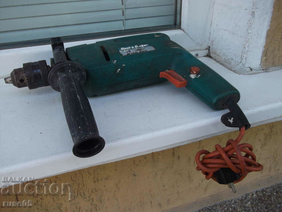 Drill "Black & Decker - D 152" working - 7 Drill "Black & Decker - D 152" working - 7