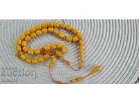 old rosary made of natural Baltic amber 25 g.