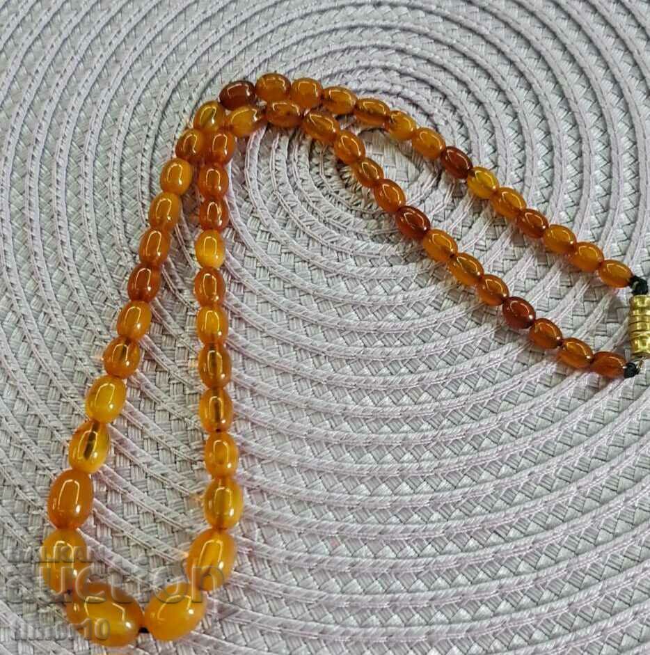 Antique Baltic Amber 10 Gr Necklace from Germany