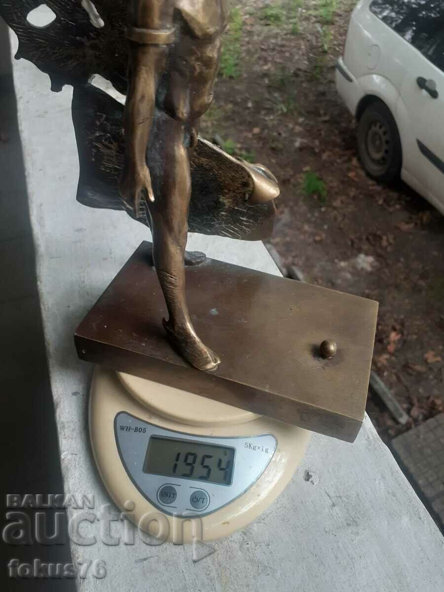 Great bronze sculpture of a warrior figure statuette bronze - 7 Great bronze sculpture of a warrior figure statuette bronze - 7