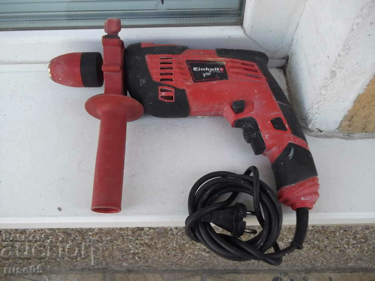 Drill "Einhell - TC-ID 1000 E" working Drill "Einhell - TC-ID 1000 E" working