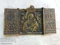 Old icon, Triptych, Panagia