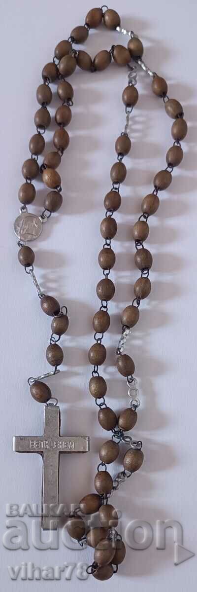 Auction Old wooden rosary Auction Old wooden rosary