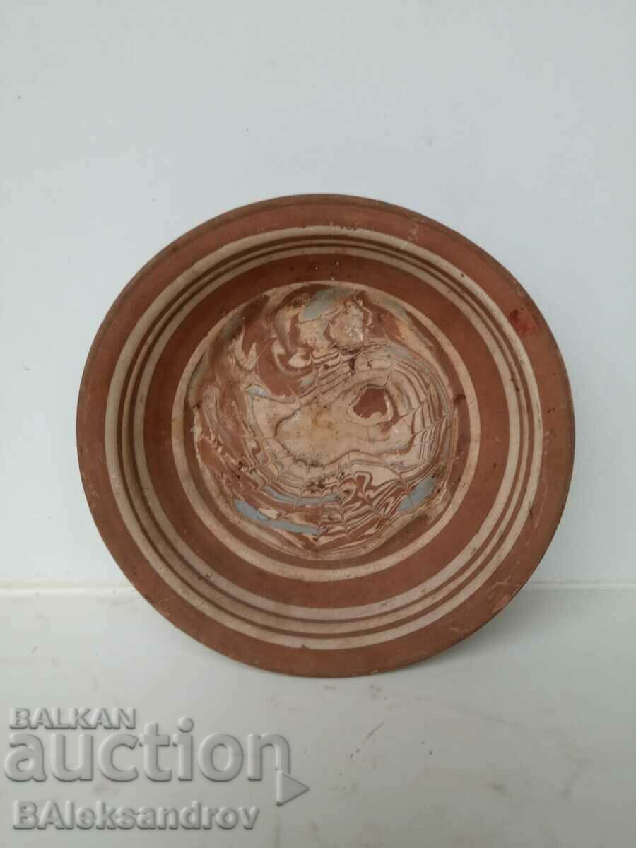 Veche farfurie ceramică, ceramică troiană