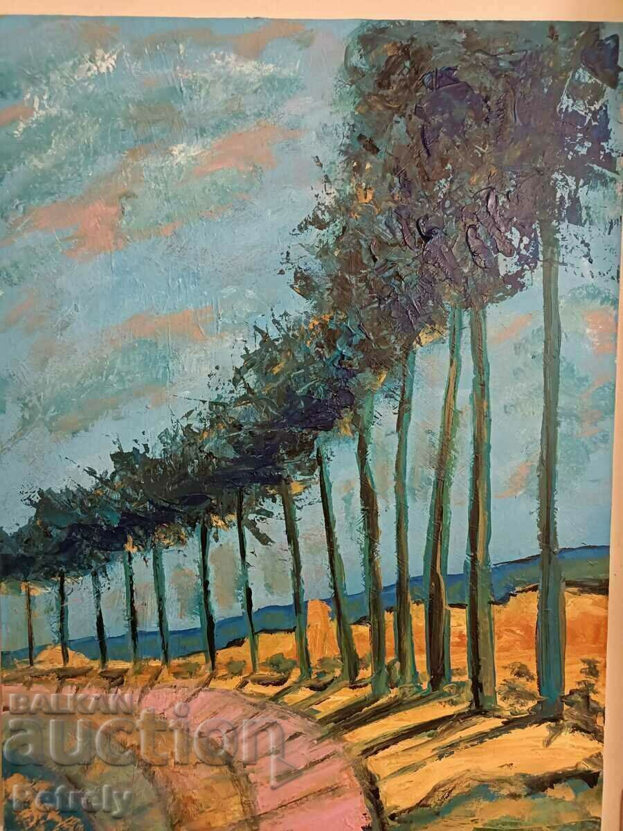 Large oil painting with price 250.00 BGN | € 127.82 Large oil painting with price 250.00 BGN | € 127.82