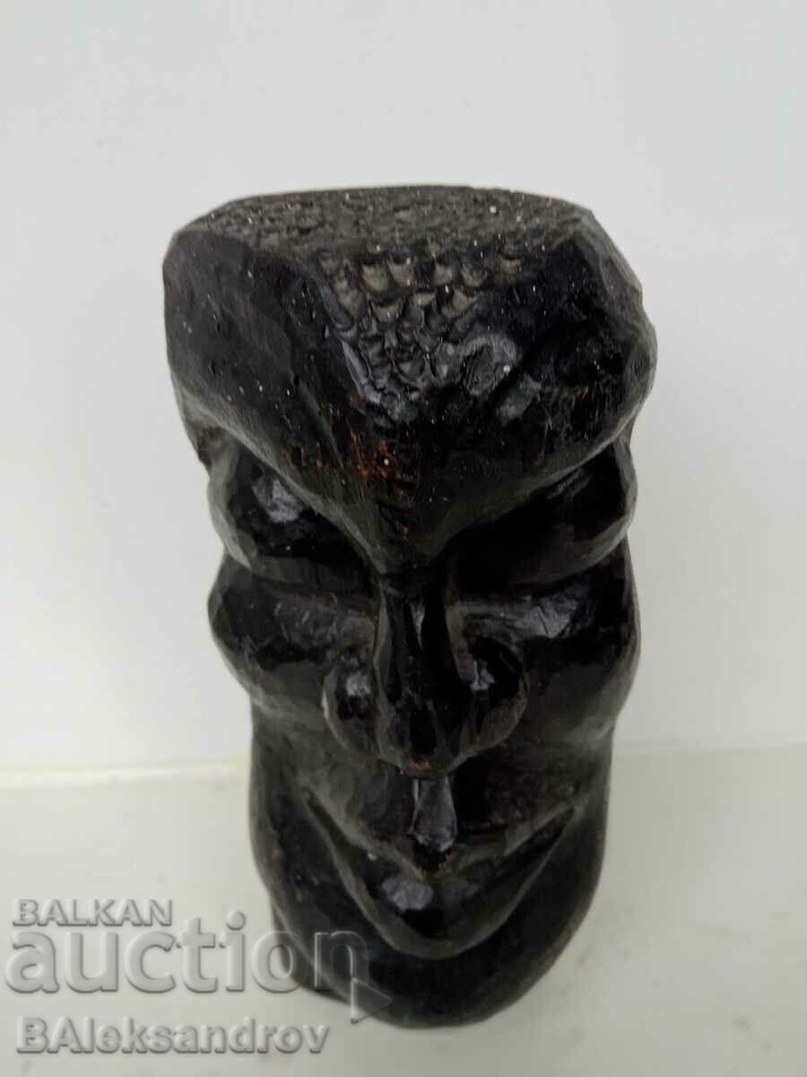 Interesting carved figure, face with price 12.00 BGN | € 6.14 Interesting carved figure, face with price 12.00 BGN | € 6.14