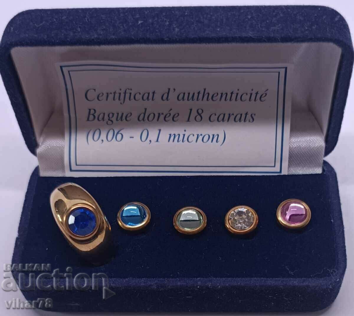 Women's ring with interchangeable stones - 5 Women's ring with interchangeable stones - 5