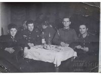 Regatul Bulgariei Fotografie veche - ofițeri militari...