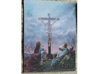 Japan Stereo Postcard. Christ on the Cross WONDE..
