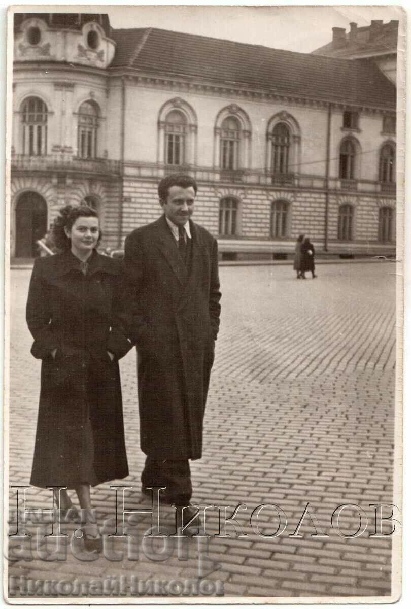 OLD PHOTO SOFIA YOUNG COUPLE CZAR VOVODITEL BUL. G824