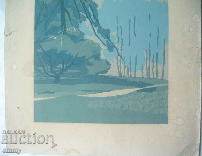 Auction  Old drawing graphics lithography