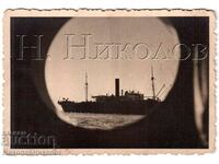 SMALL OLD PHOTO RUSSIAN MINER SHIP G827