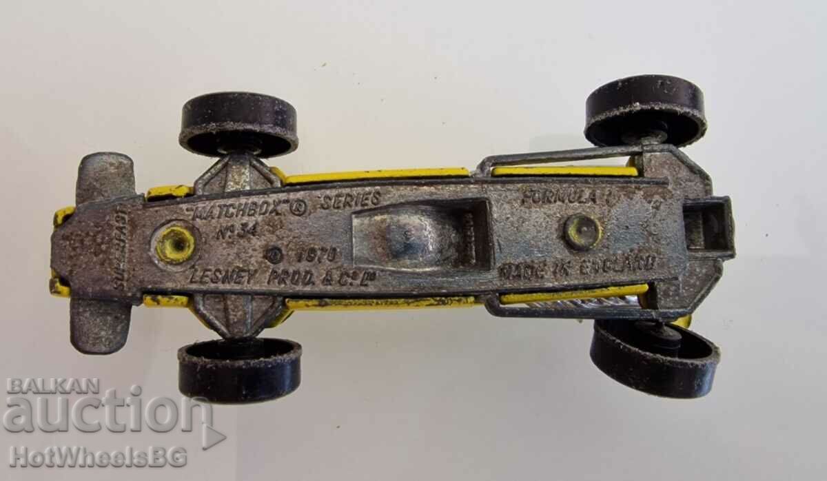 Аукцион Matchbox No 34 A- Formula1 1970 год Аукцион Matchbox No 34 A- Formula1 1970 год
